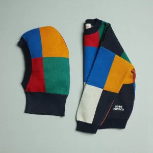 Multicolor Tiles jumper set